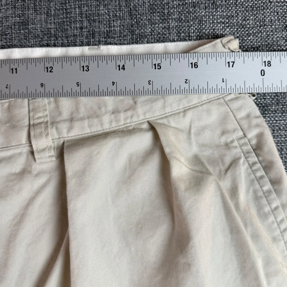 Vintage Mens Polo‎ Golf Pant | Measures 34x28 | Khaki Tan Pleated Cotton Chinos